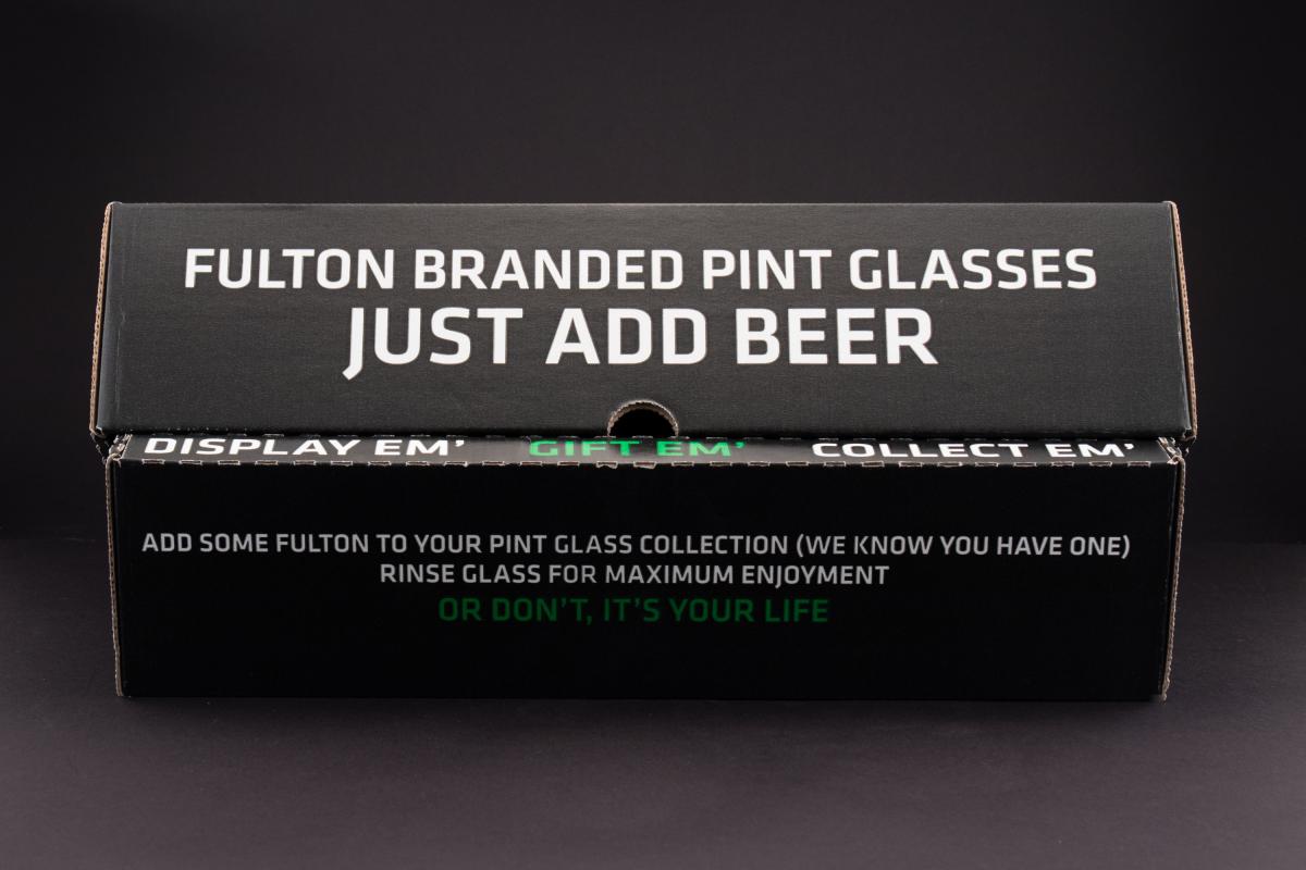 Fulton Branded Pint Glasses (4pk)