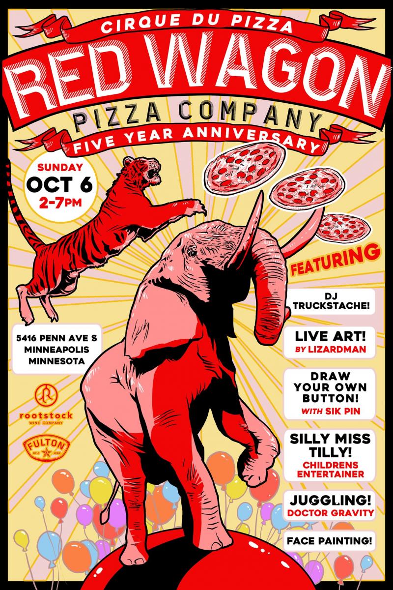 Red Wagon Pizza Party