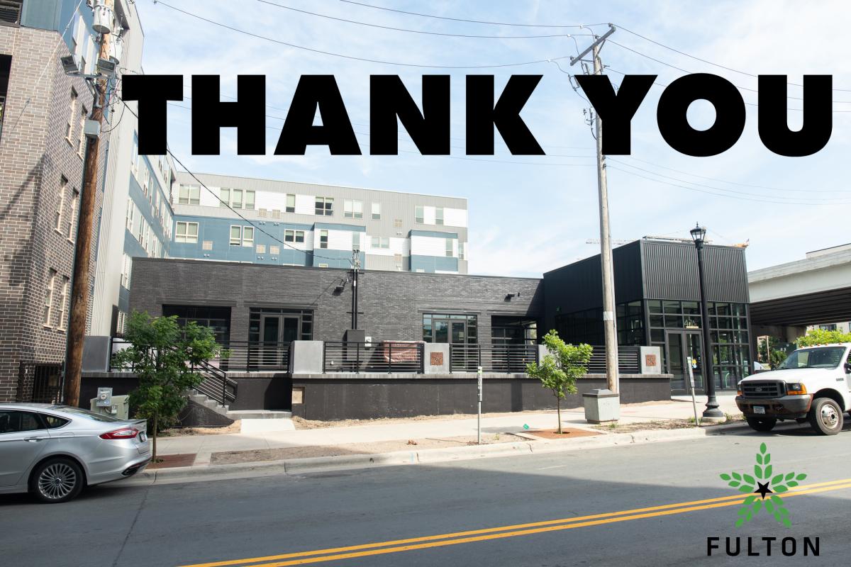 Thank you for supporting the Fulton Taproom