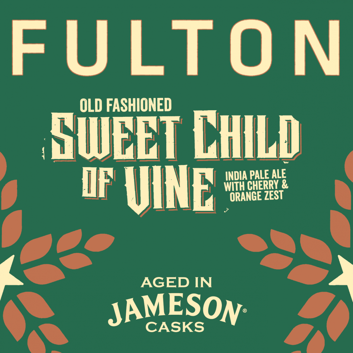 Fulton's Jameson Barrel-Aged Sweet Child Old Fashioned