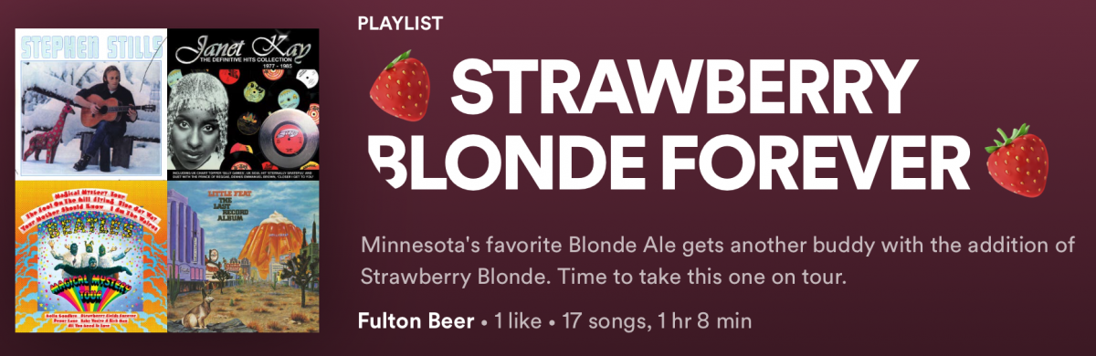 Strawberry Blonde Forever playlist